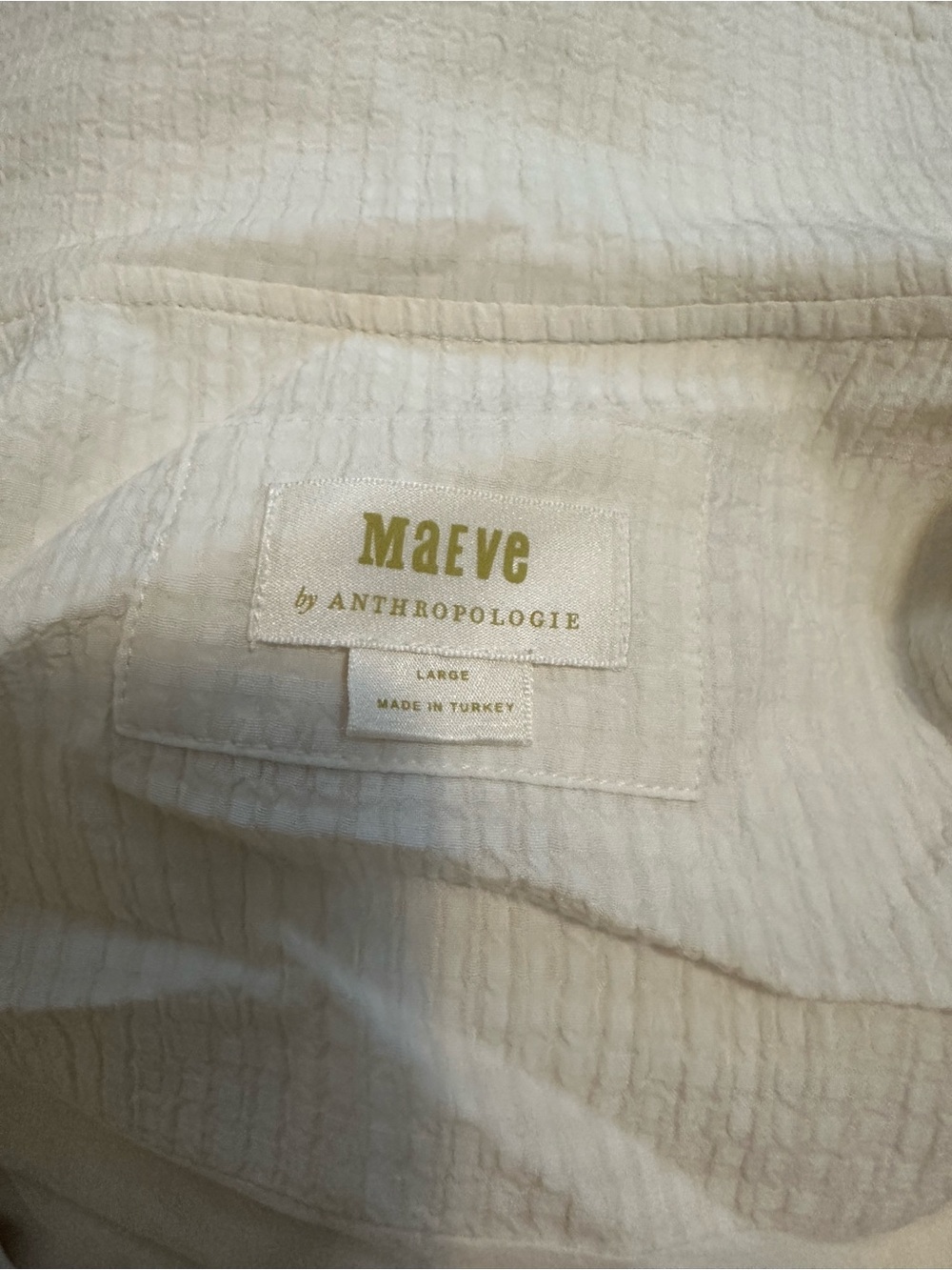 Anthropologie Maeve Collared Mini Dress Size L - Picture 5 of 6